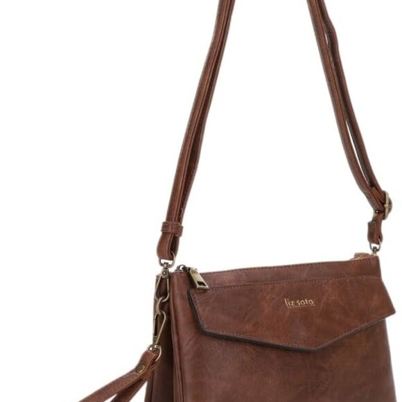 Lexi Womens Crossbody Purse and Wristlet - Vegan Leather Wallet and Over the Sho